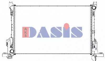 AKS DASIS 180109n -  Радиатор, охлаждение двигателя